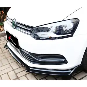 Volkswagen Polo Mk5 5.5 Uyumlu Ön Lip 3 Parça Flaplı (2009.2017) Abs Plastik Dayanıklı Malzeme