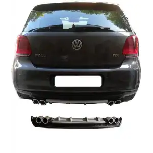 VOLKSWAGEN POLO UYUMLU DİFÜZÖR ARKA TAMPON EKİ/APL.MDL