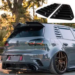 Vw Golf 6 2008-2012 Kelebek Cam Vizörü Kaplaması Siyah Renk