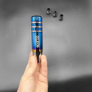 Yanıklı Sparco Mavi Renk Vites Topuzu 13cm Metal Gövde Premium Ürün