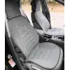3lü Gri Oto Koltuk Minderi Set-Ergonomik Lüks Koltuk Minderi Gri-Ön 2 Koltuk ve Arka Oturak