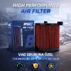 VAG Uyumlu Kutu İçi Spor Hava Filtresi E2014 VW Golf Bora Audi A3 TT Seat Leon Skoda Octavia 1.8T TSI