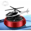 Güneş Enerjili Dönen Helikopter Araba Kokusu Kırmızı Renk -Torpido Üstü Dekoratif Oto Kokusu