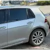 Vw Golf 7-7.5 Kasa İçin Kelebek Cam Vizörü Kaplaması Siyah Renk-Bantlı