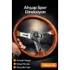 Nardi Model Ahşap Direksiyon Premium Model Çizgili Krom 3 Kollu