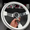 Nardi Model Beyaz Renk Spor Direksiyon Çizgili Krom 3 Kollu