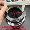 Açık Hava Filtresi Krom Kaplı 2 Aparatlı Gri Renk Huni Tip-90mm-73mm-60mm