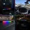 Araç İçi Müzik Ritmine Duyarlı RGB Ekolayzer LED Işık Çubuğu Bataryalı (1 ADET)