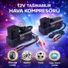 Araba Lastik Şişirme Pompası Hava Lastik Kompresörü Çakmak Girişli 300PSİ