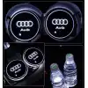 Audi Ledli Işıklı Bardaklık Altı - Usb Şarjlı - RGB Modlu -