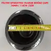 Ayarlanabilir Çaplı Açık Hava Filtresi Dar Kırmızı Renk 60mm-70mm-76mm