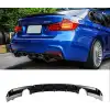 Bmw F30 Difüzör Parlak Siyah Çift Çıkışlı İthal Ürün Piano Black