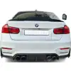 Bmw F30 Yarasa M4 Tip Spoiler Parlak Siyah Boyalı İthal Ürün Plastik