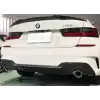 Bmw G20 Yarasa M4 Tip Spoiler Parlak Siyah Boyalı İthal Ürün Plastik