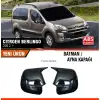 Citroen Berlingo 2012+ Uyumlu Yarasa Batman Ayna Kapağı Piano Black