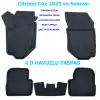 Citroen C4x 2023 ve Sonrası 4D Premium Havuzlu Paspas