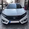Civic Fc5 Fk7 3 Parça Ön Lİp Piano Black Abs Plastik Kaliteli Malzeme