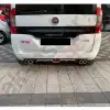 FİAT FIORINO UYUMLU DİFÜZÖR ARKA TAMPON EKİ/UNIVERSAL 4 ÇIKIŞ MODEL
