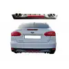 FORD FOCUS 3  UYUMLU DİFÜZÖR ARKA TAMPON EKİ/YCRL MDL