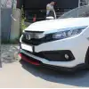 Honda Civic Fc5 - Fk7 Lip Renkli Parça - A+ Kaliteli - Dayanıklı Malzeme - Kırmızı- Sarı-Mavi