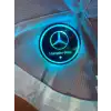 Mercedes Ledli Işıklı Bardaklık Altı - Usb Şarjlı - RGB Modlu -