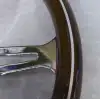 Nardi Ahşap Direksiyon-Çap: 35cm-1. Sınıf Lüx Ahşap Direksiyon-Beyaz Şeritli