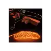 Neon İp Fitil Turuncu - Işıklı Torpido Fitili Neon İp - 2 Metre Araç İçi Torpido ledi