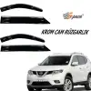 Nissan X-Trail 2014-2020 Kromlu Cam Rüzgarlığı A+ Yeni Dizayn