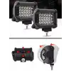 Offroad Sis Çalışma Lambası Beyaz Renk 24 Led 72W A+ İthal Ürün