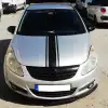 Opel Corsa D 2006-2014 arası Yarasa Batman Ayna Kapağı Piano Black