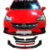 Opel Corsa Uyumlu Ön Lip kırmızı Renkli 4 Parça - A+ Ürün - Dayanıklı Malzeme