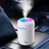 Ortam Nemlendirici Bataryalı Şarjlı H2o Araç İçi Ev Ofis Rgb Renkli Işıklı Buhar makinası
