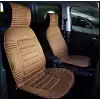 Oto Koltuk Minderi Ortopedik Kalın Süngerli Ön 2 Koltuk Taba Araç Koltuk Koruyucu Kılıf