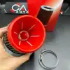 Performans Artırıcı Yüksek Emiş Kuvvetli Açık Hava Filtresi 6cm Kırmızı Gri Renk
