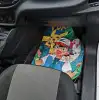 Pokemon Ash Araç İçi Halı Paspas-Kaydırmaz Taban-Üniversal Her Araca Uyumlu-Yıkanabilir