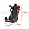 Recaro Yarış Koltuk Tipi Karbon Görünümlü Kırmızı Telefon Tutucu – Araç İçin Sport Stil