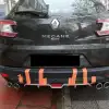 RENAULT MEGANE3 HB UYUMLU DİFÜZÖR ARKA TAMPON EKİ/UNIV.MDL