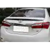 Toyota Corolla 2014 Bagaj Üstü İnce Spoiler Parlak Siyah Boyalı İthal Ürün Plastik