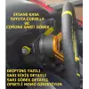 Toyota Corona-Efsane Kasa Corolla Sabit Göbek-35cm Sarı Drifting Momo Spor Direksiyon
