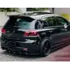 Volkswagen Golf 7 ve 7,5 R Spoiler - Piano Black-Parlak Siyah
