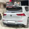 Volkswagen Golf 8 GTI Difüzör - Parlak Siyah Krom Uçlu