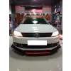 Volkswagen jetta Uyumlu Ön Lip kırmızı Renkli 4 Parça - A+ Ürün - Dayanıklı Malzeme