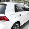 Vw Golf 7-7.5 Kasa İçin Kelebek Cam Vizörü Kaplaması Siyah Renk-Bantlı
