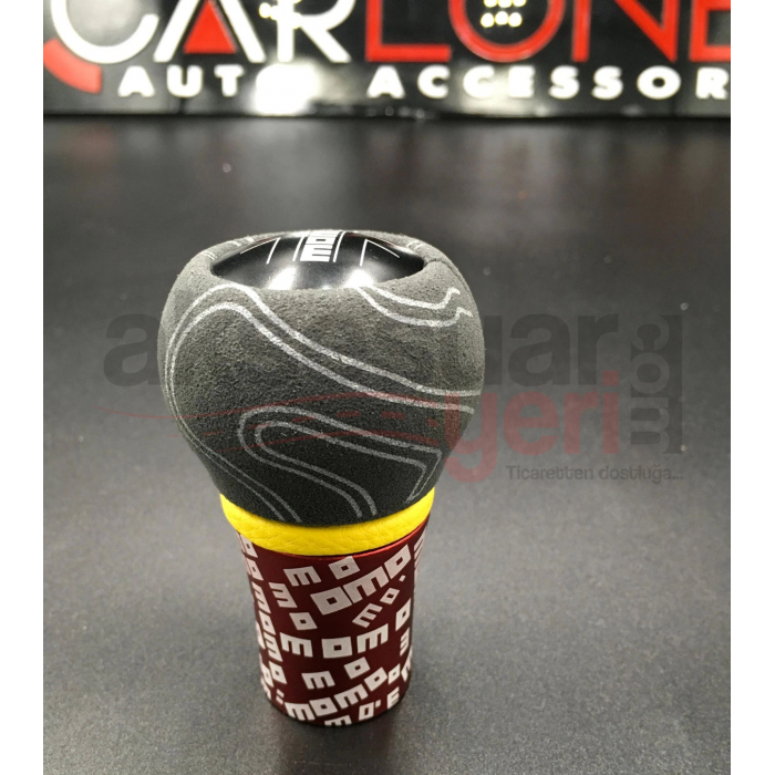 アクセサリー e-motion Momo Vites Topuzu Kırmızı Renk Süet Nubuk Alcantra Premium Lüx