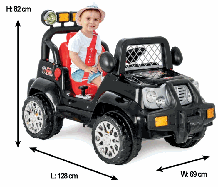 Pilsan Apache 12 V Kumandalı Akülü Araba