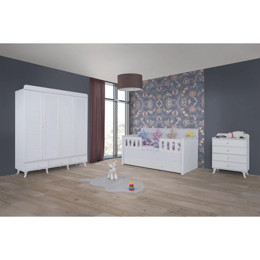 2KA Aqua White Bebek ve Çocuk Odası Takımı