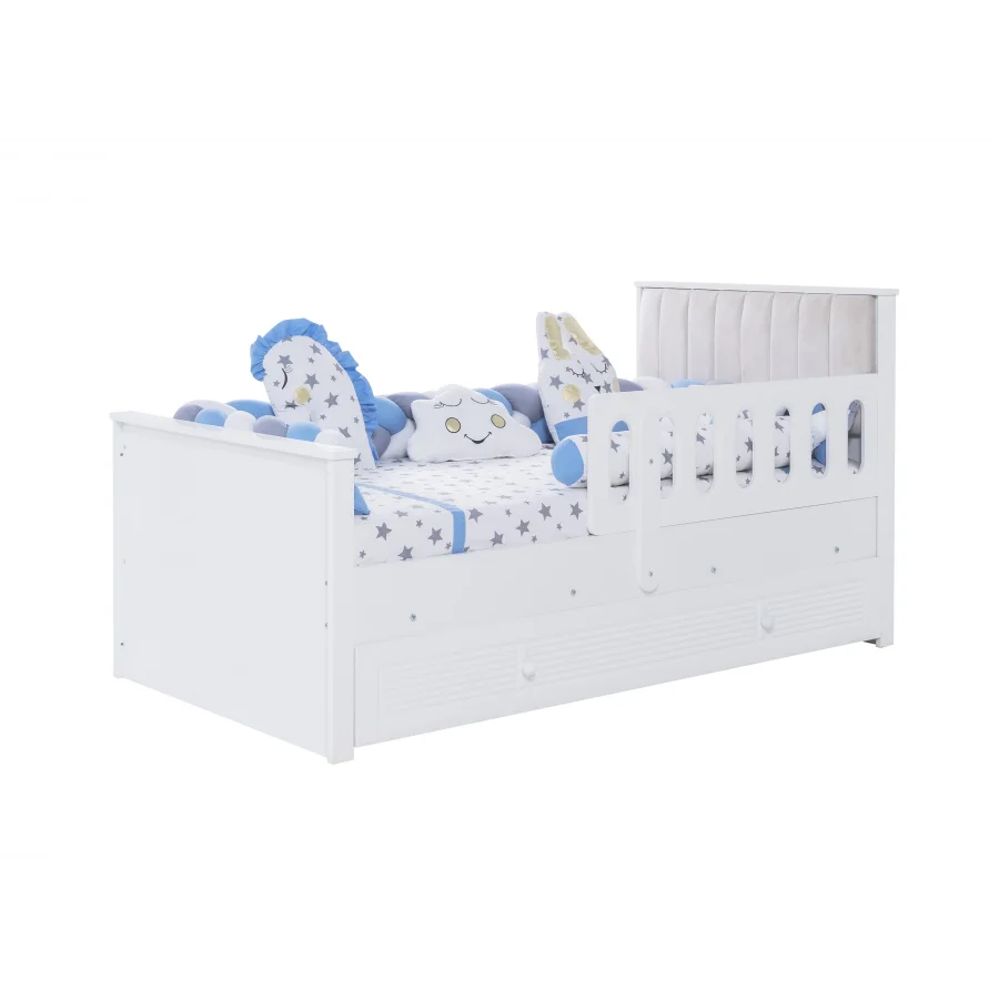 2KA Aqua White Maxi Karyolalı Çocuk Odası Takımı