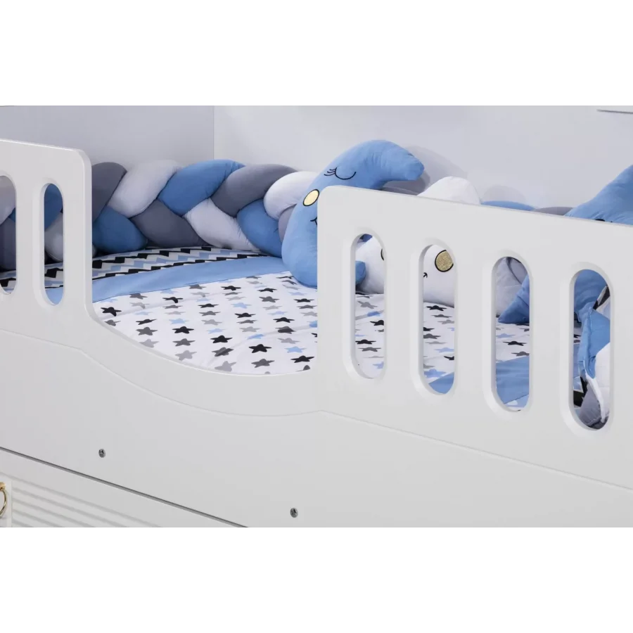 2KA Aqua White Montessori Karyola