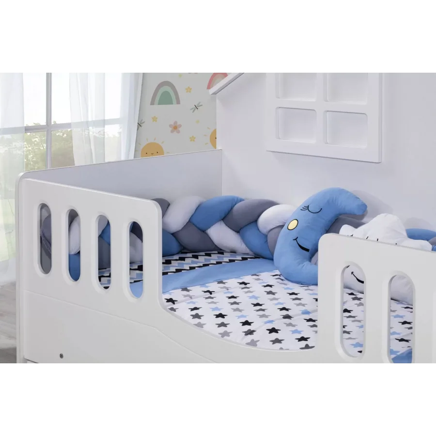 2KA Aqua White Montessori Karyola