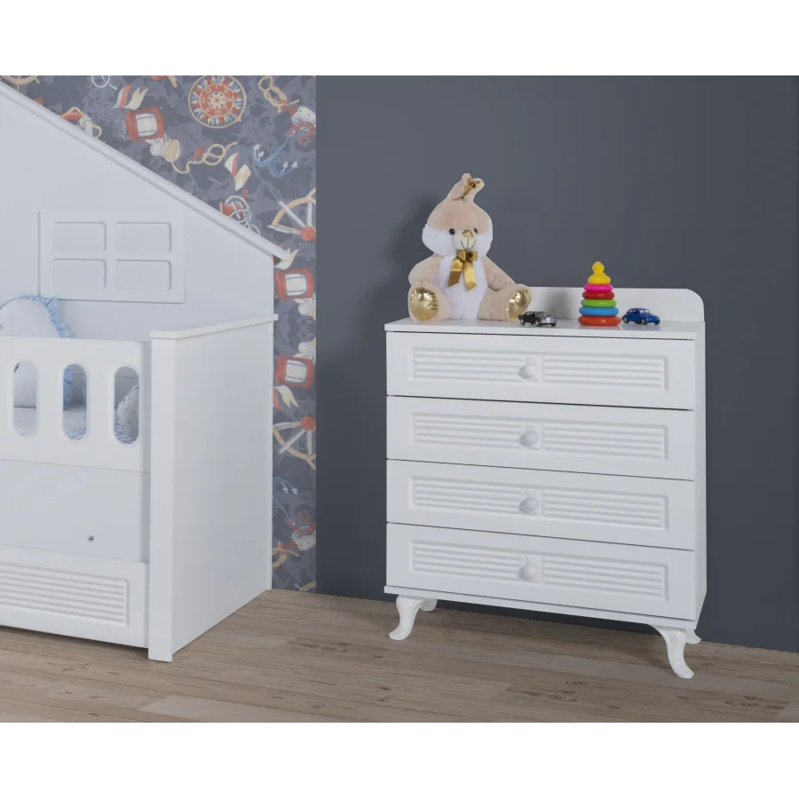 2KA Aqua White Şifonyer